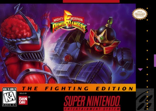 Mighty Morphin Power Rangers: The Fighting Edition box art