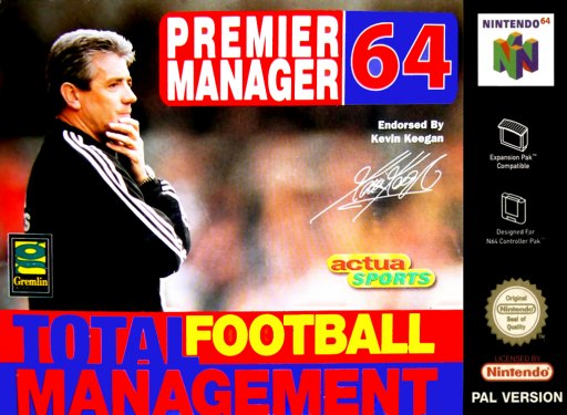 Premier Manager 64 box art