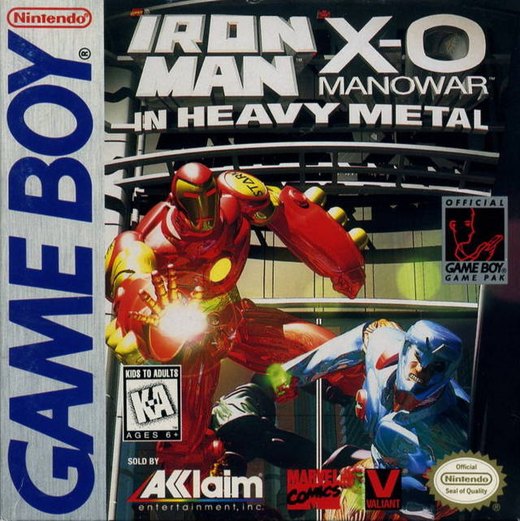 Iron Man / X-O Manowar in Heavy Metal box art