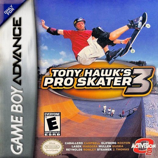 Tony Hawk's Pro Skater 3 box art