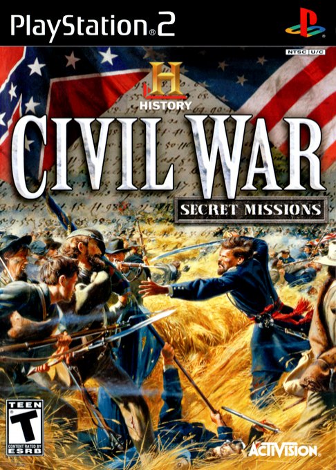 History Civil War: Secret Missions box art