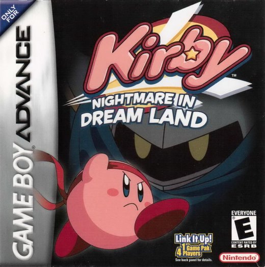Kirby: Nightmare in Dream Land box art
