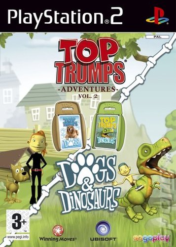 Top Trumps Adventures Vol. 2: Dogs _ Dinosaurs box art