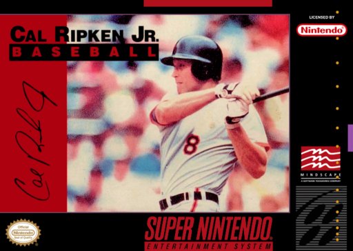 Cal Ripken Jr. Baseball box art