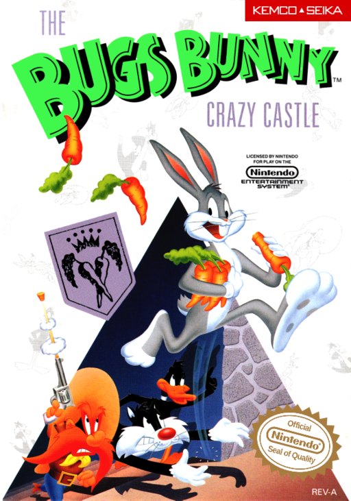 The Bugs Bunny Crazy Castle box art