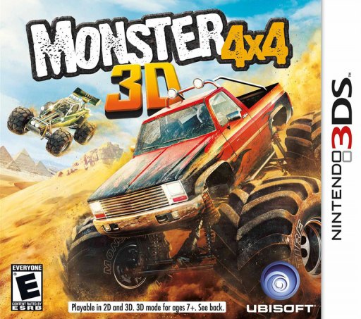 Monster 4x4 3D box art
