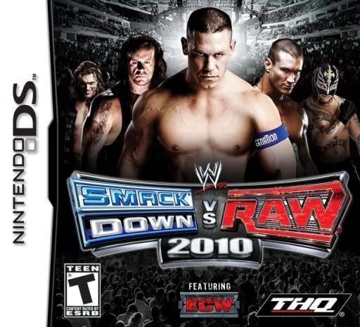 WWE SmackDown vs Raw 2010 featuring ECW box art