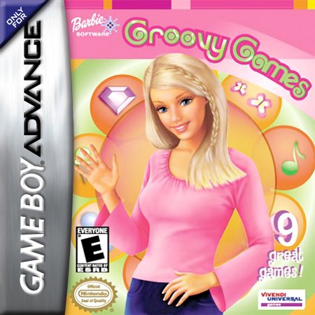 Barbie Software: Groovy Games box art