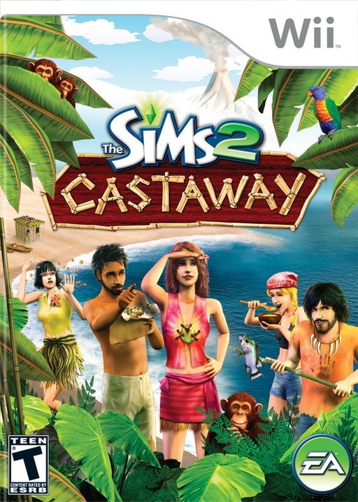 The Sims 2_ Castaway box art