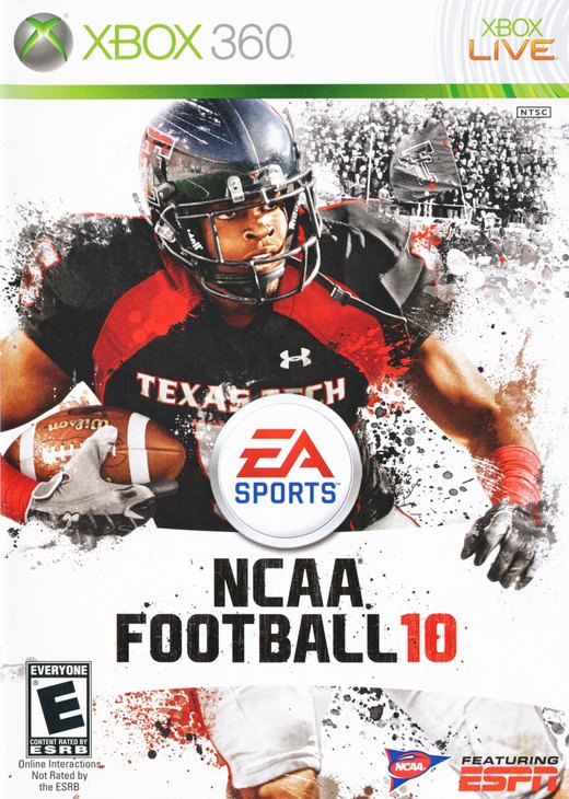 NCAA Football 10 box art