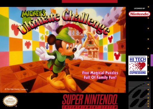Mickey's Ultimate Challenge box art