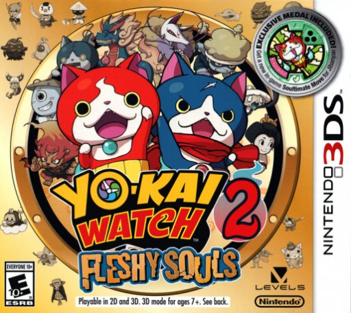 Yo-Kai Watch 2: Fleshy Souls box art