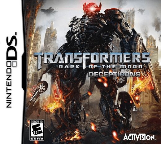 Transformers: Dark of the Moon: Decepticons box art