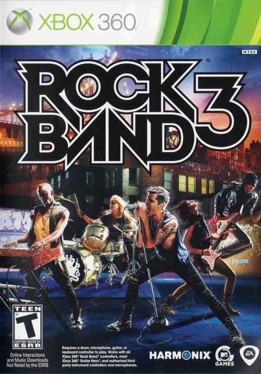 Rock Band 3 box art