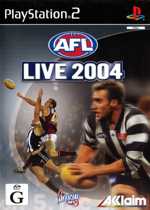 AFL Live 2004: Aussie Rules Football box art