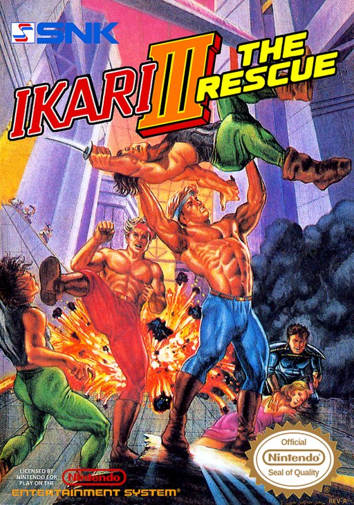 Ikari III: The Rescue box art