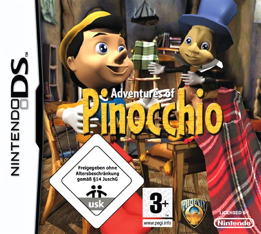 Adventures of Pinocchio box art