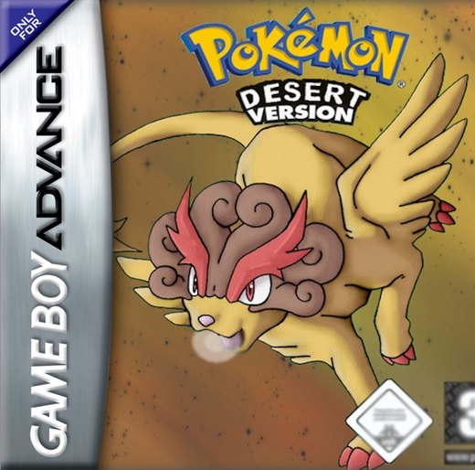 Pokémon Desert Version box art