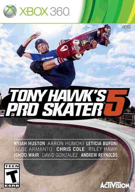 Tony Hawk's Pro Skater 5 box art