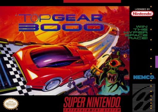 Top Gear 3000 box art