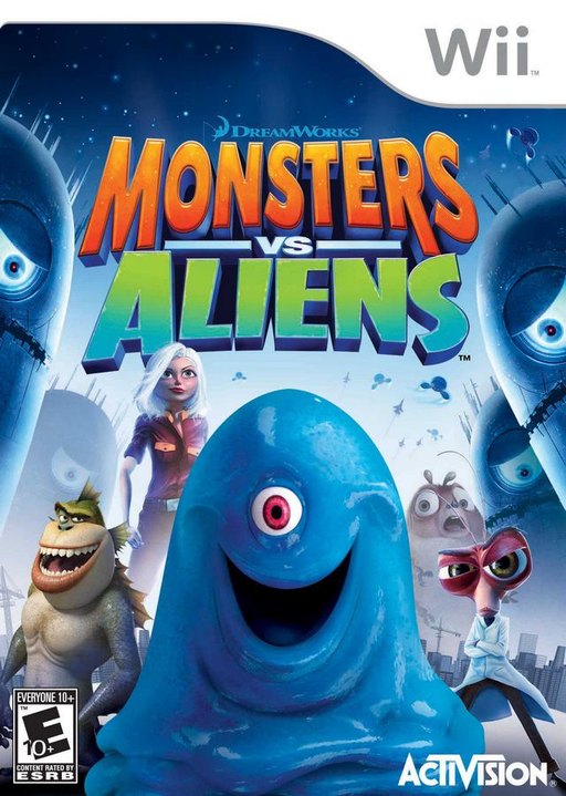 Monsters vs. Aliens box art