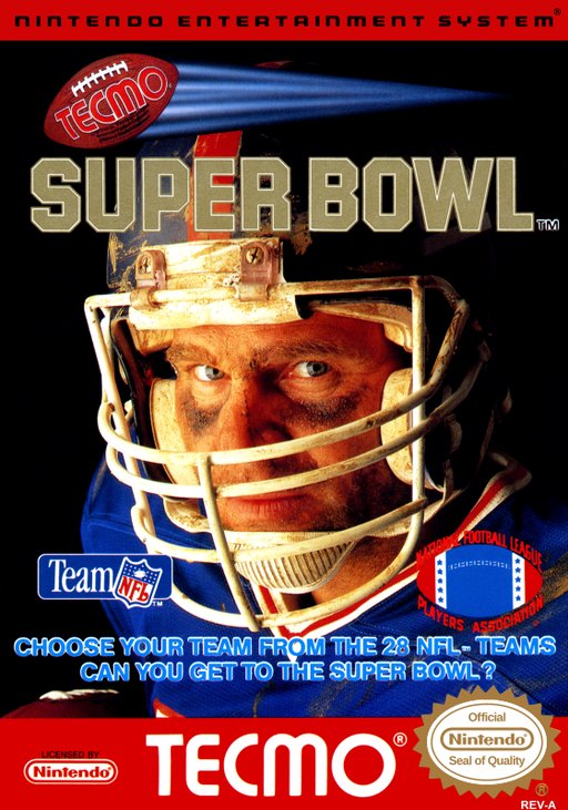 Tecmo Super Bowl box art