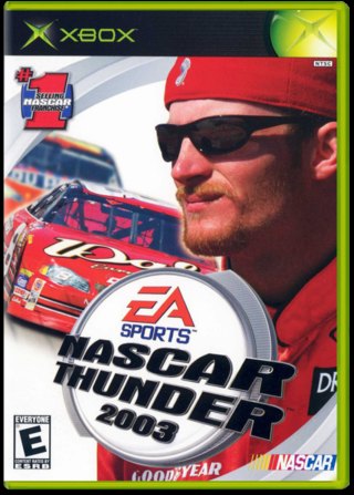 NASCAR Thunder 2003 box art