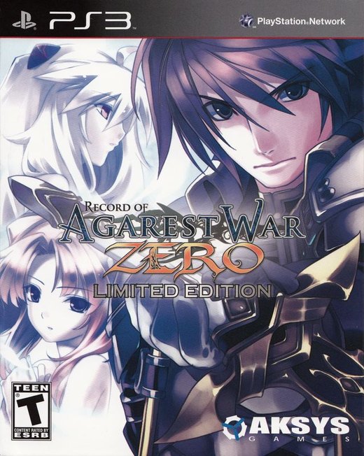 Record of Agarest War Zero Limited Edition box art