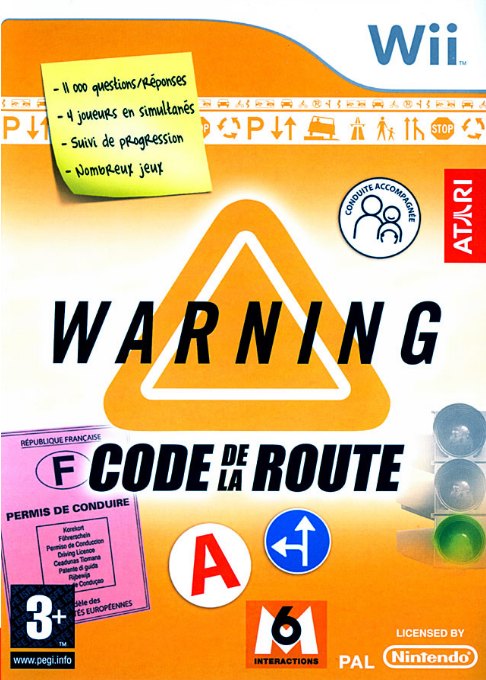 Warning: Code de la Route box art