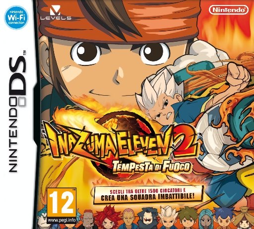 Inazuma Eleven 2: Tempesta di Fuoco box art