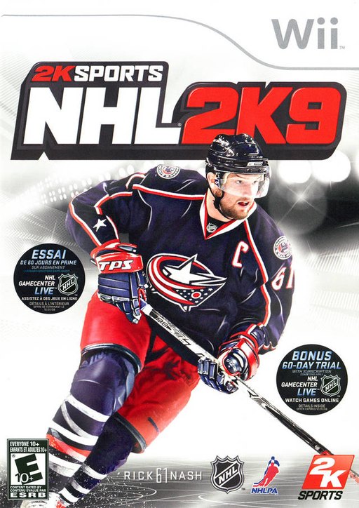 NHL 2K9 box art