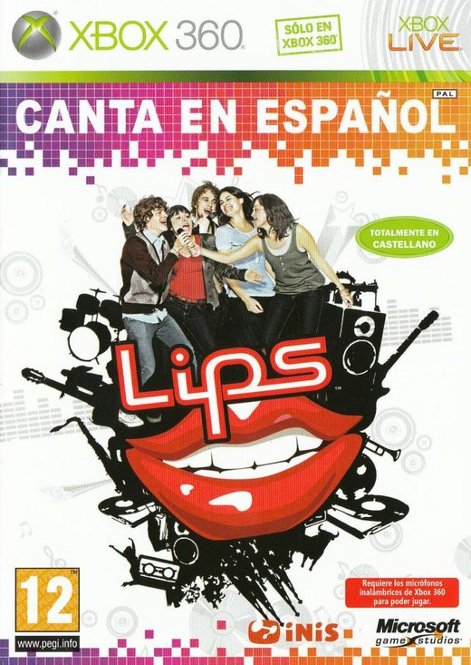 Lips: Canta en Espanol box art