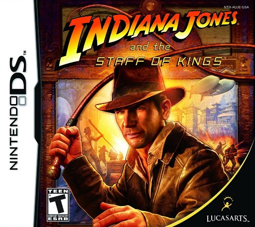 Indiana Jones and the Staff of Kings box art