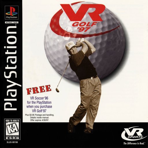 VR Golf '97 box art